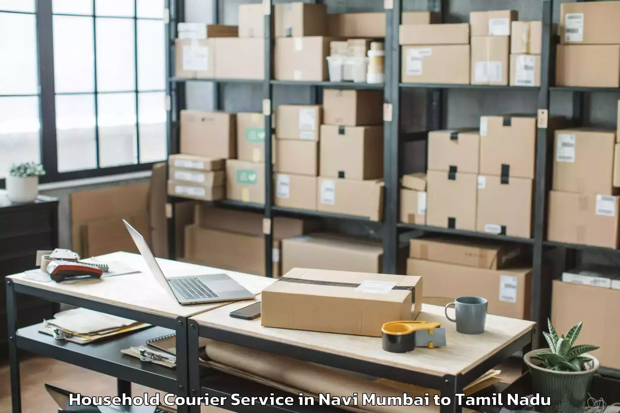 Leading Navi Mumbai to Avudayarkoil Household Courier Provider